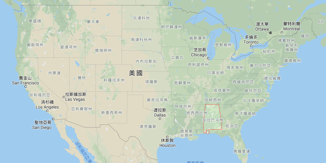 19年 美国 Alabama 阿拉巴马州人口面积有多少 红黑人口库21年 19年 美国 Alabama 阿拉巴马州人口面积有多少 红黑人口库21年