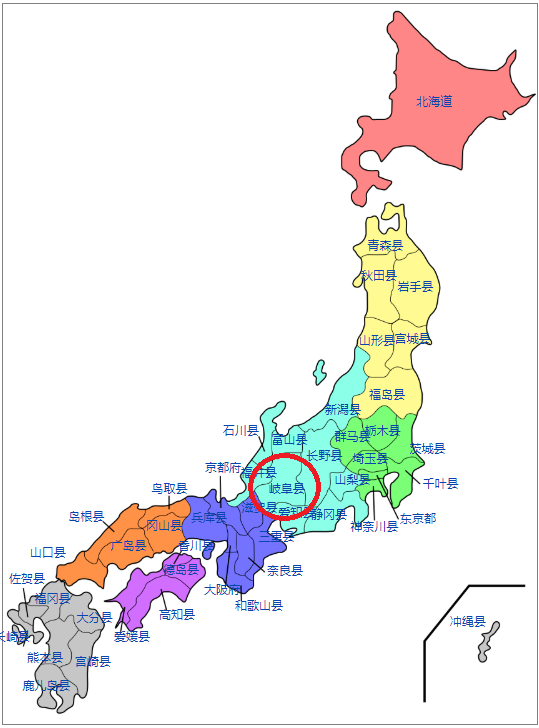 年岐阜県岐阜县人口总人口数口有多少 红黑人口库21年