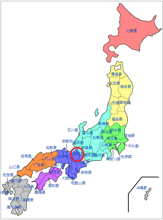 年滋賀県滋贺县人口总人口数口有多少 红黑人口库21年